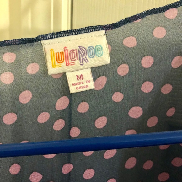 Sheer Navy Blue and Purple Shirley - Picture 4 of 4